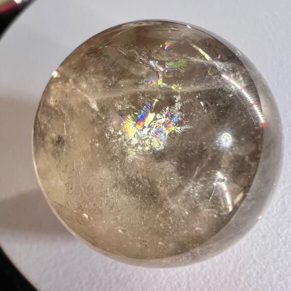 Smoky Quartz Crystal Sphere‎ Marble - Picture 4 of 13